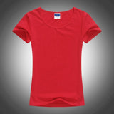 Slim Sexy Custom Logo photo Text Printed Female Women T shirt