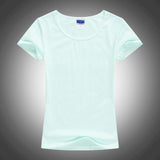 Slim Sexy Custom Logo photo Text Printed Female Women T shirt