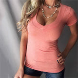Umeko White Summer T Shirt Women Casual Womens Tee Shirts
